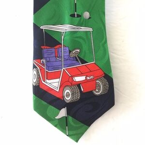 Steven Harris Golf Cart Caddy Golfing Tie